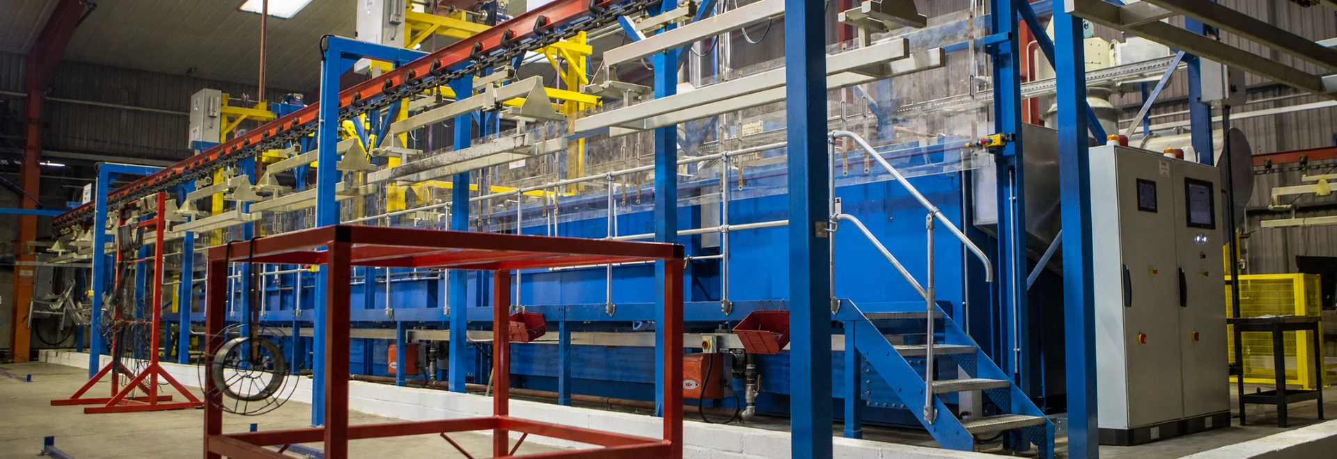 TMF automated e-coating line in our Staffordshire facility